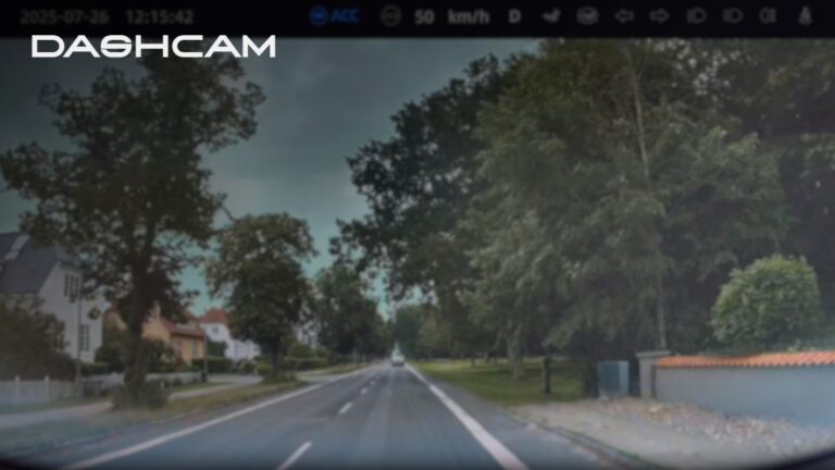 XPENG Dashcam (Driving Recorder) view on the infotainment screen