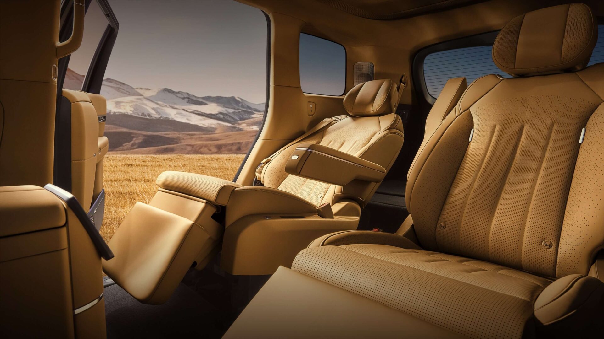XPENG GX second-row space - official lifestyle still