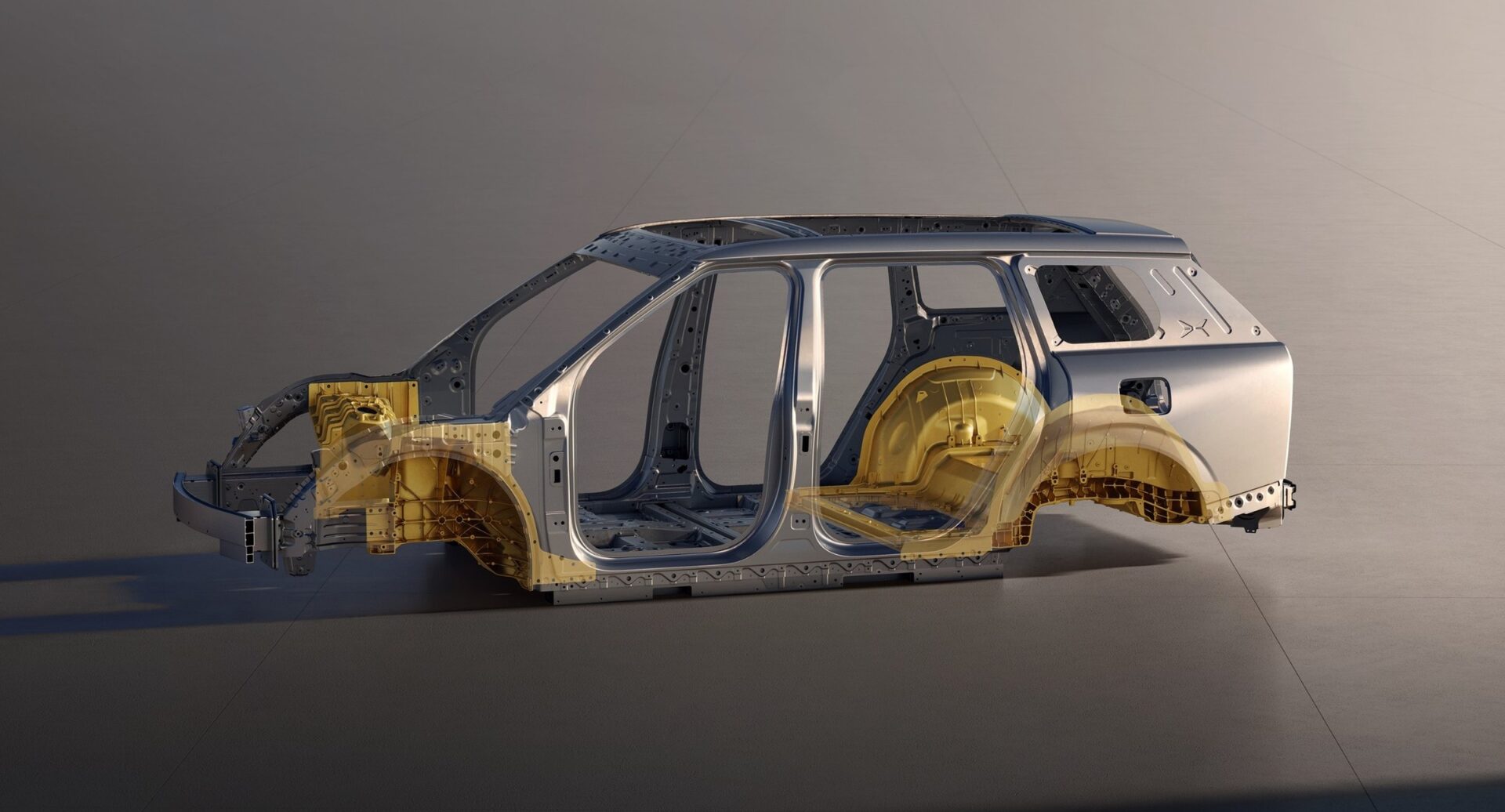 XPENG GX 16,000-tonne front-and-rear one-piece aluminium cast body