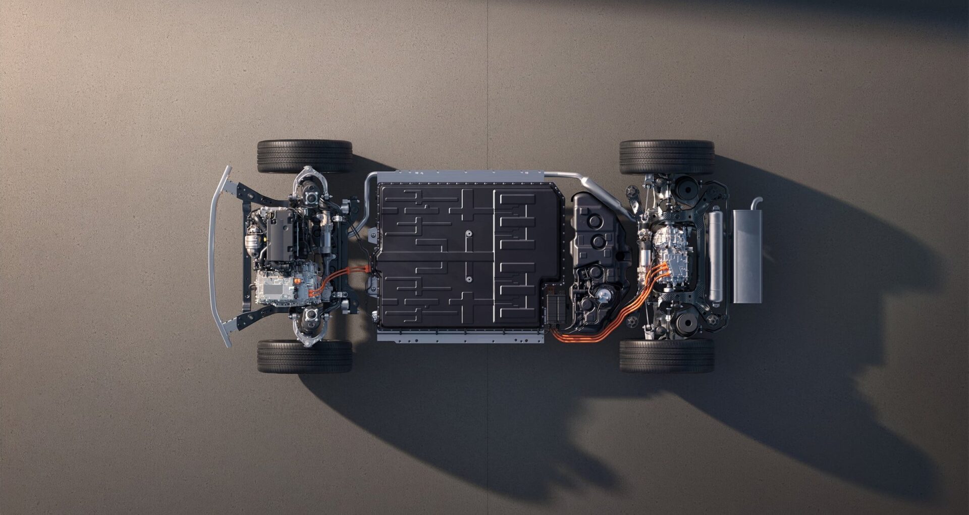 XPENG GX AI dual-chamber air suspension and chassis hardware