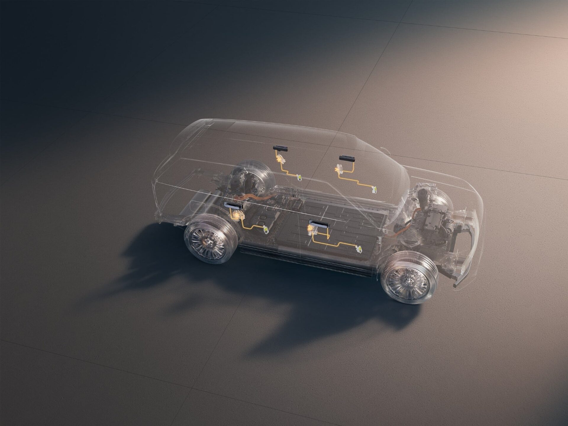 XPENG GX four-way door unlock redundancy shown through the bodywork
