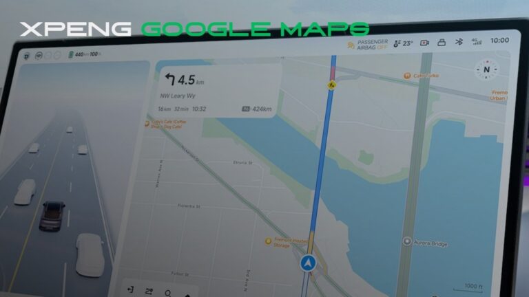 XPENG og Google Maps