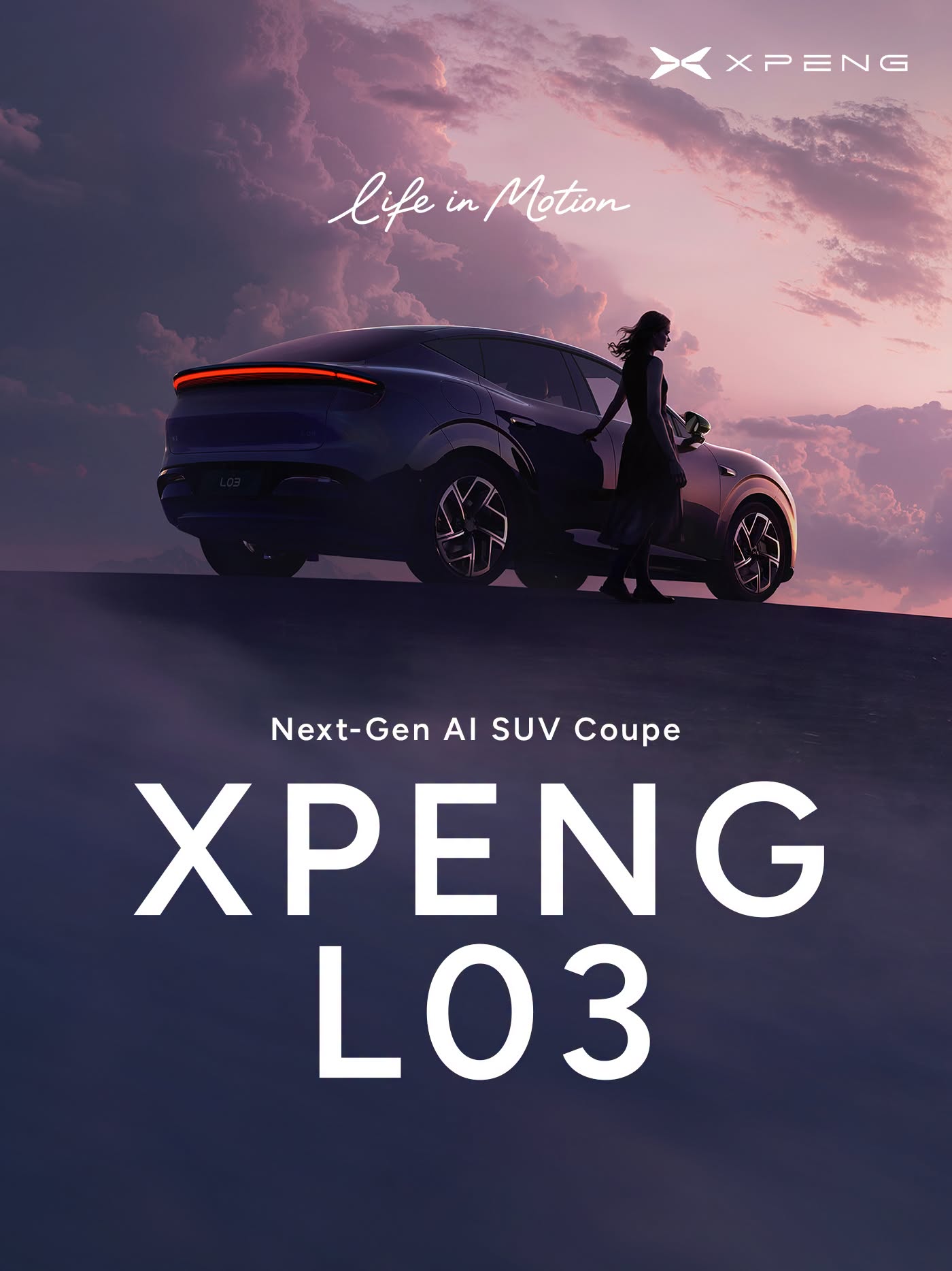 XPENG L03 - Life in Motion launch poster