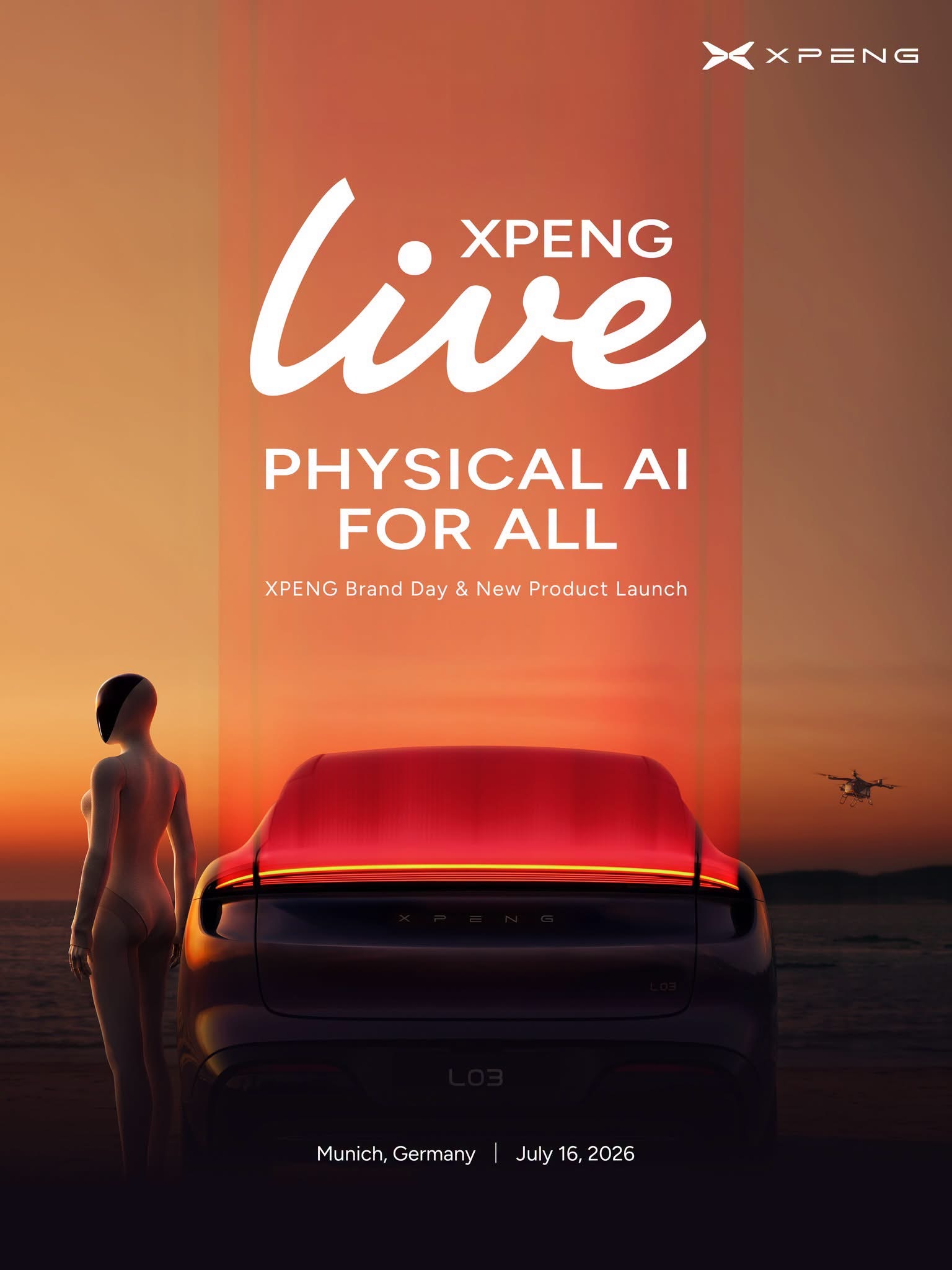 XPENG Live - Brand Day and new product launch, Munich, 16 July 2026