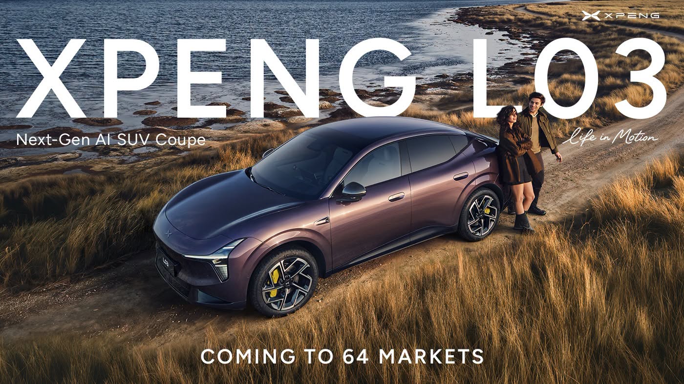 XPENG L03 - coming to 64 markets