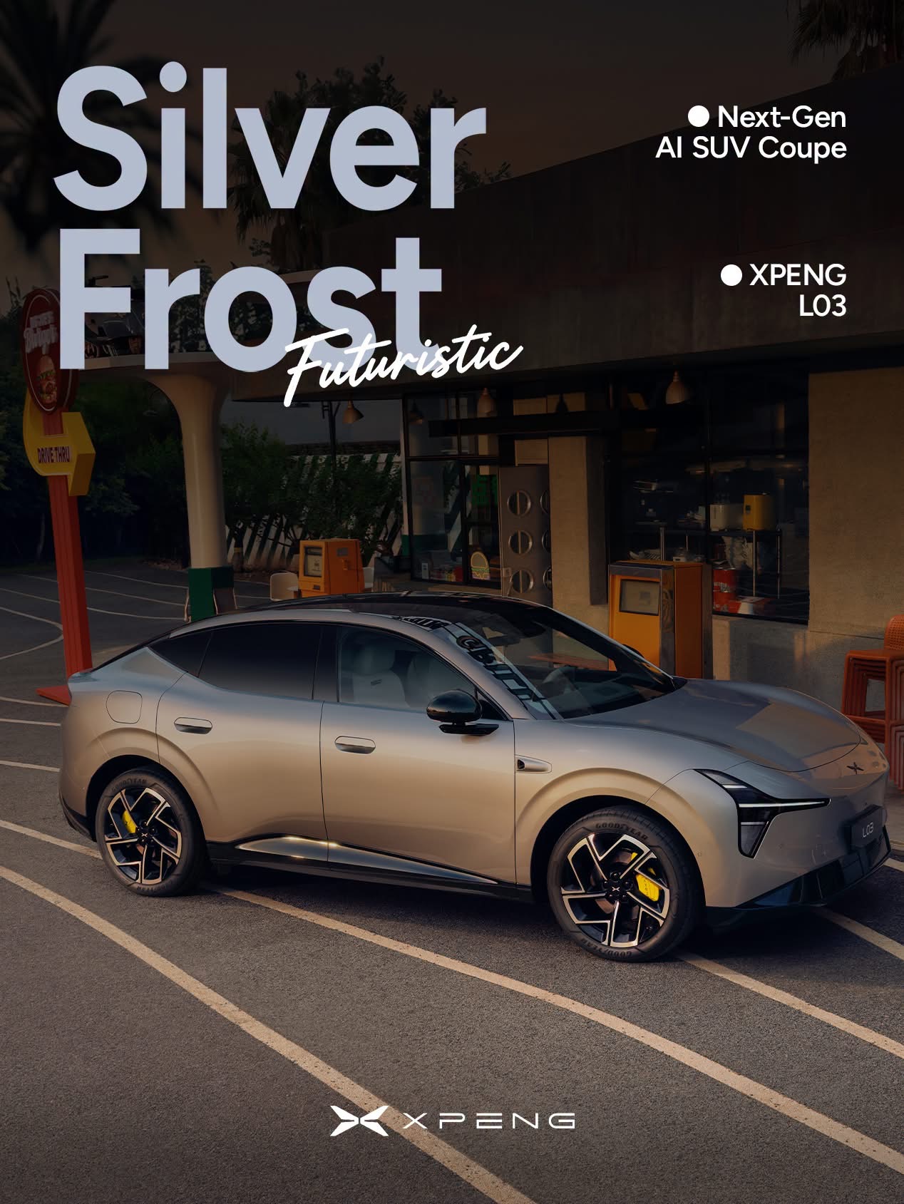 XPENG L03 in Silver Frost