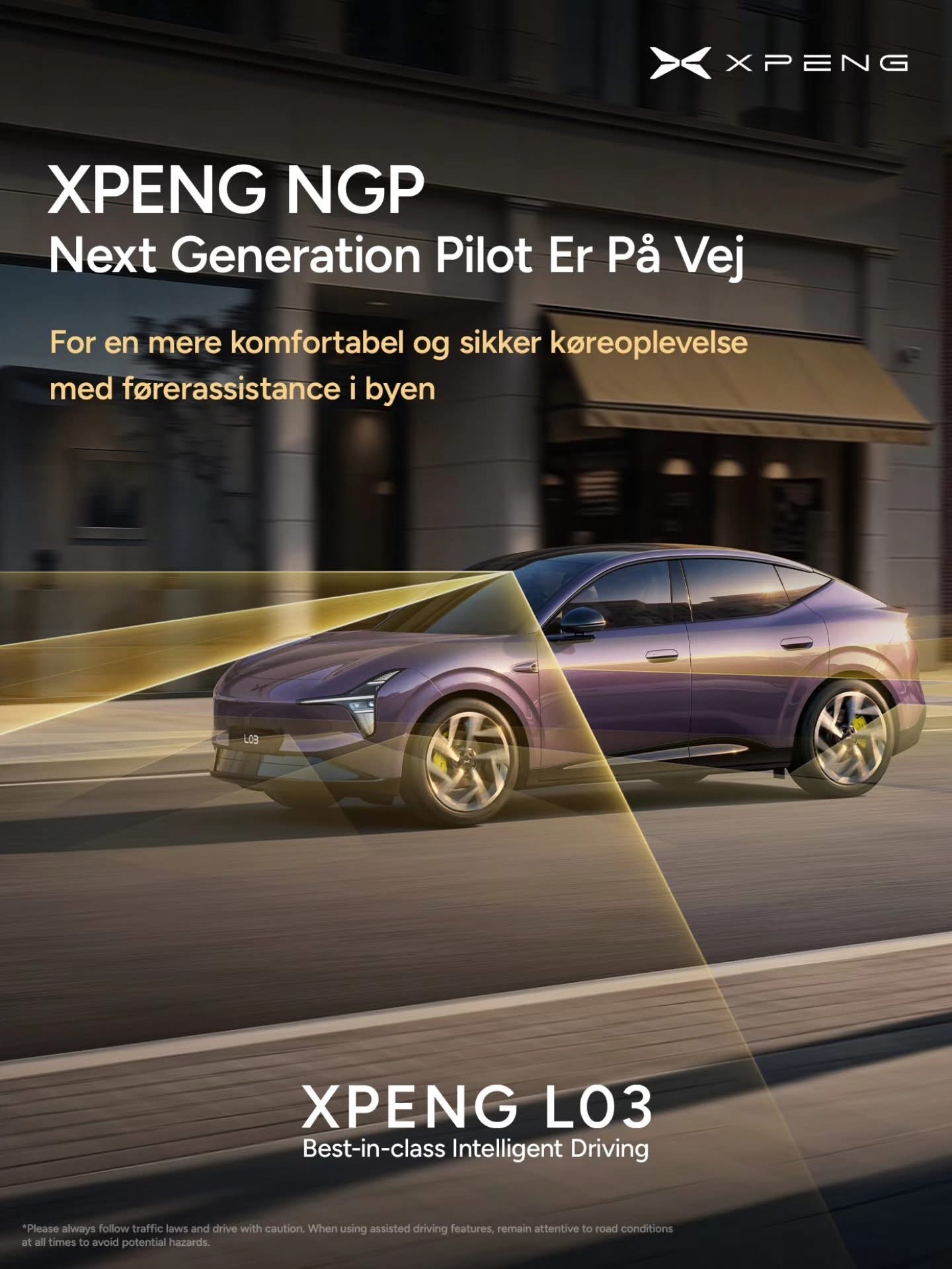 XPENG L03 NGP bykørsel