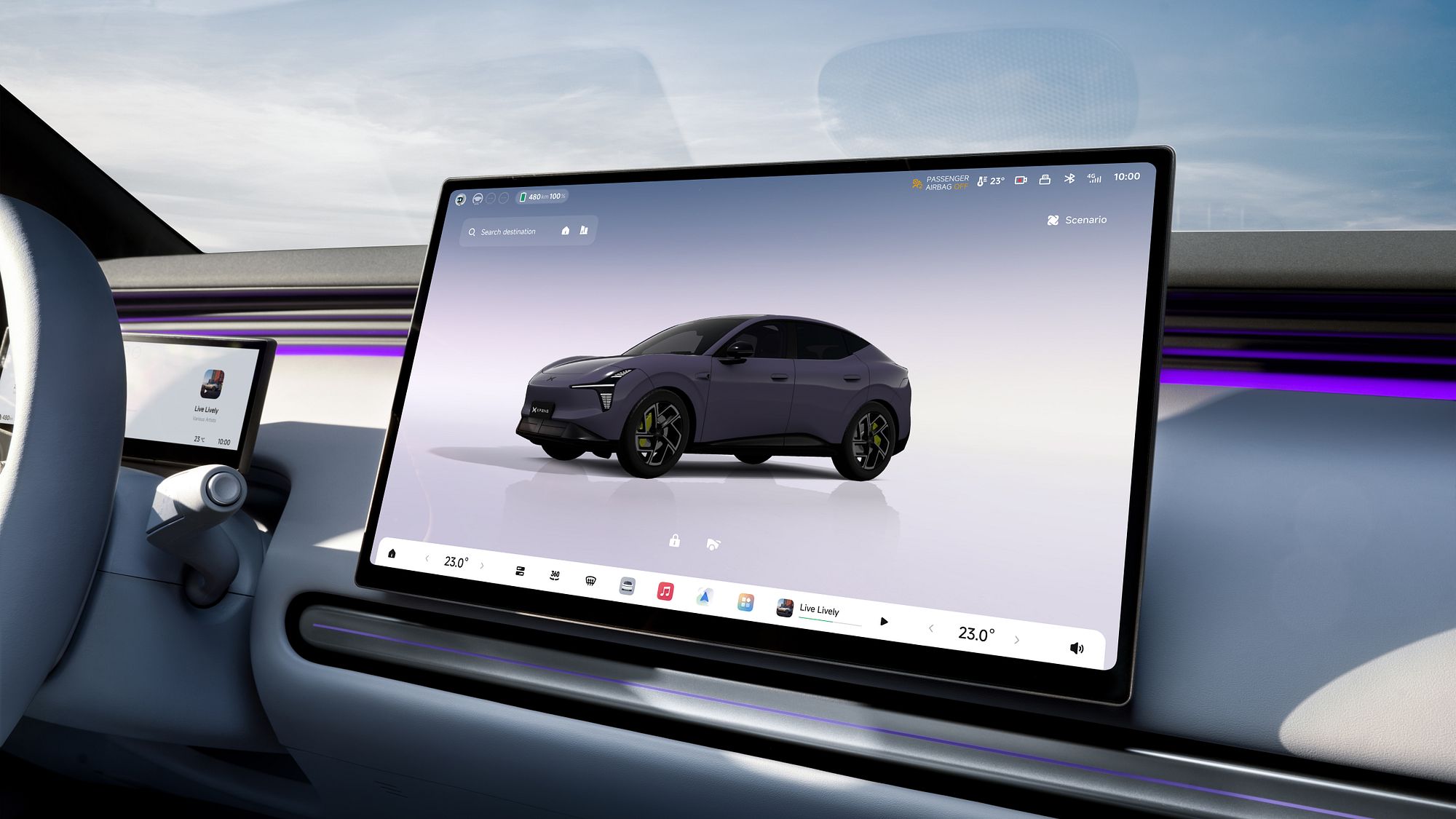 XPENG L03 15.6-inch central touchscreen