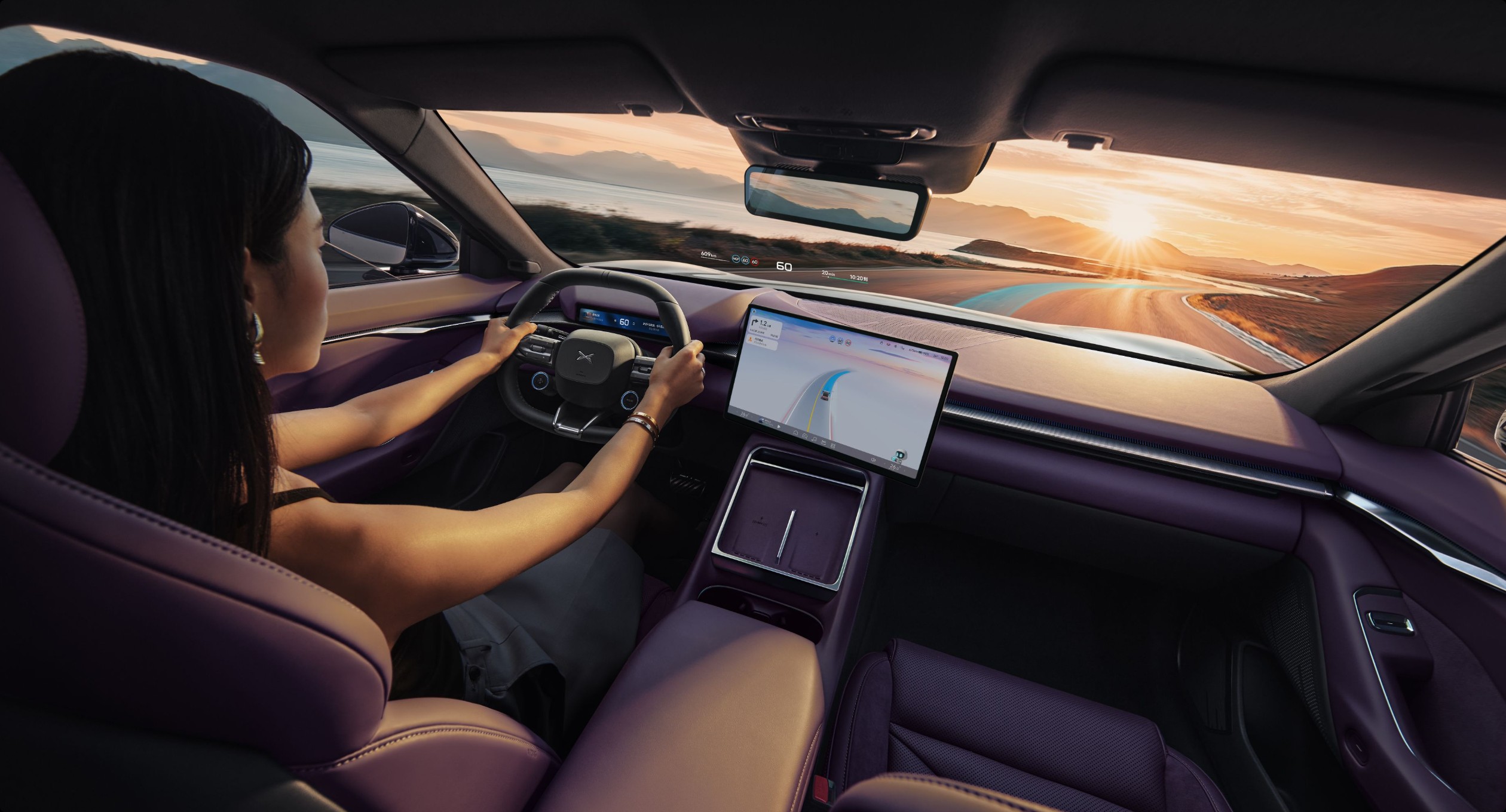 XPENG New P7 assisted driving, available from 0 to 130 km/h