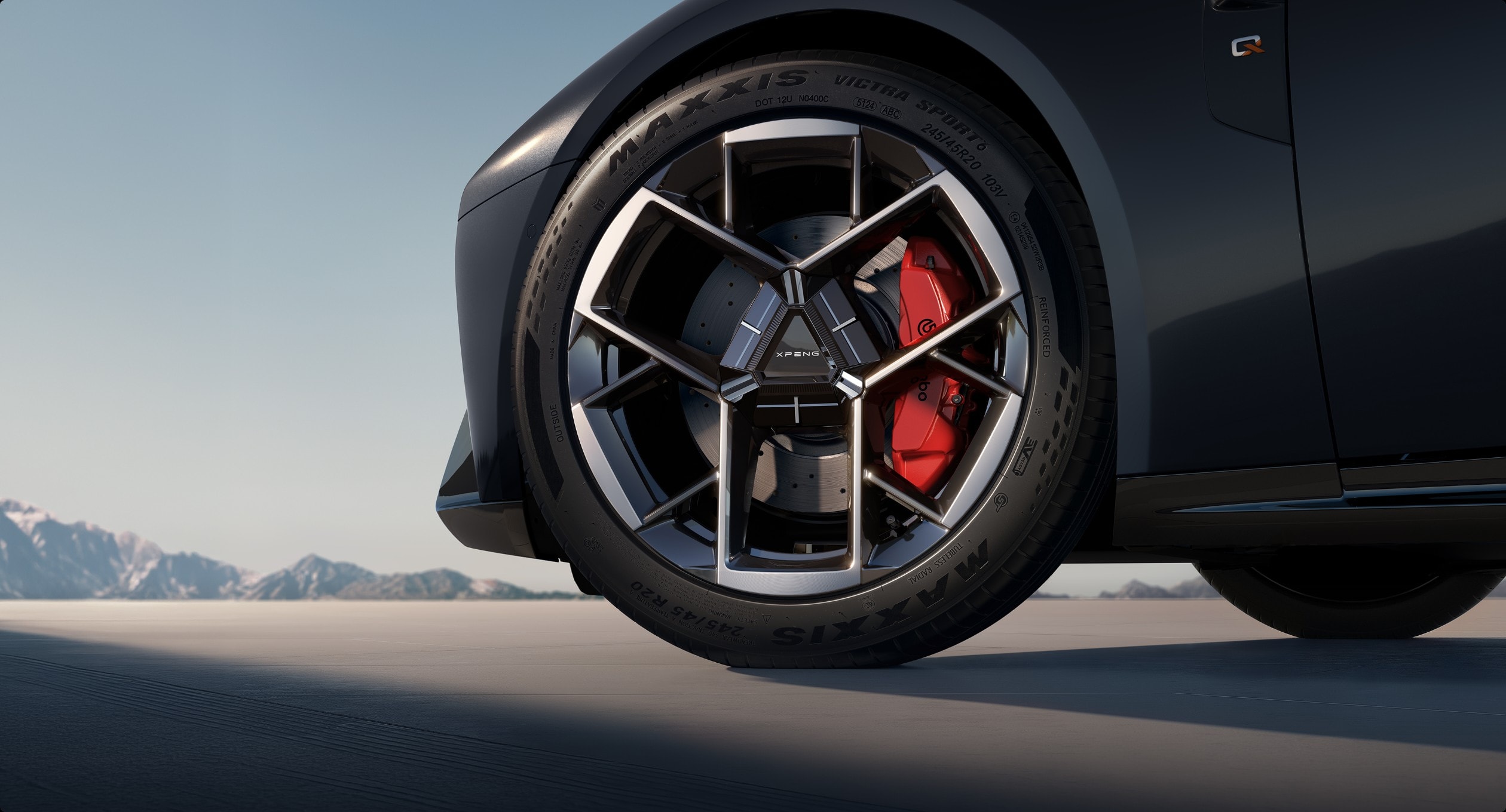 XPENG New P7 20-inch six-spoke sport wheel