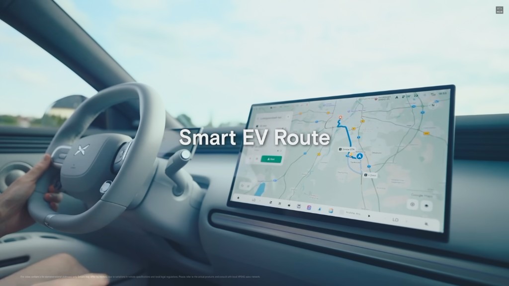 XPENG Smart EV Route with Google Maps