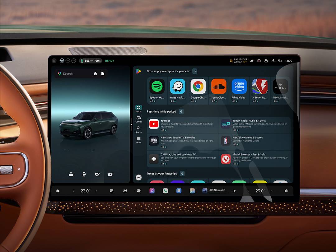Google Play comes to XPENG cars in early 2027