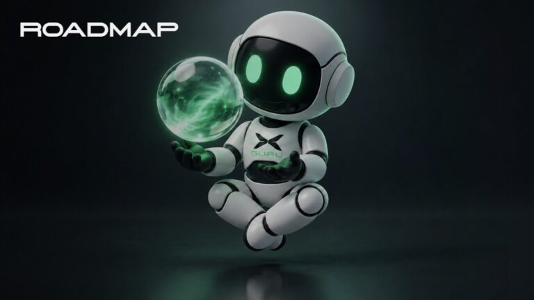 Chao P looking into a floating crystal ball