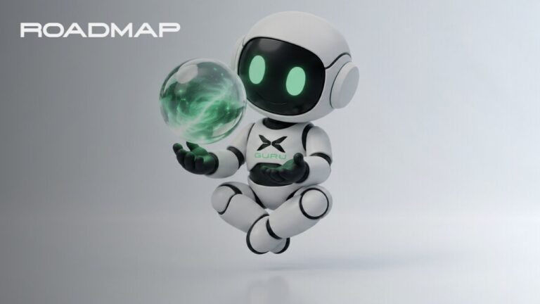 Chao P looking into a floating crystal ball